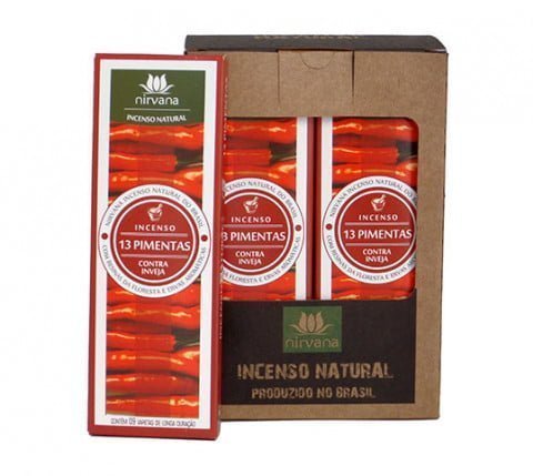 INCENSO NIRVANA NATURAL – 13 PIMENTAS