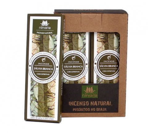 INCENSO NIRVANA NATURAL – SÁLVIA BRANCA